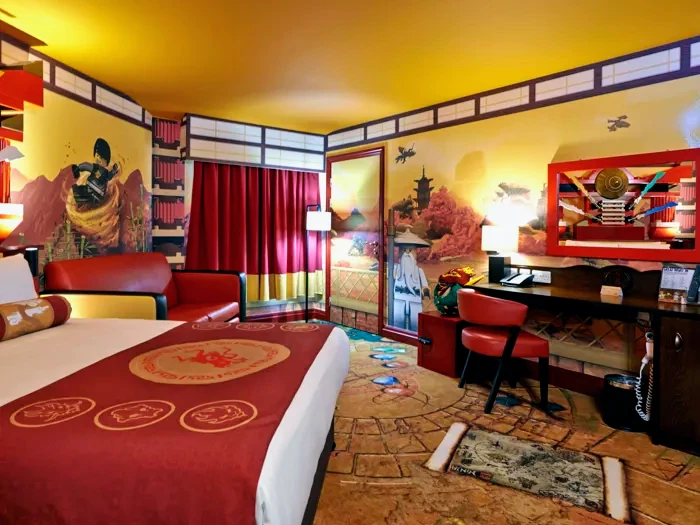 LEGOLAND Windsor Hotel and woodland village lodges review, frugal mum guide, photo of hotel room