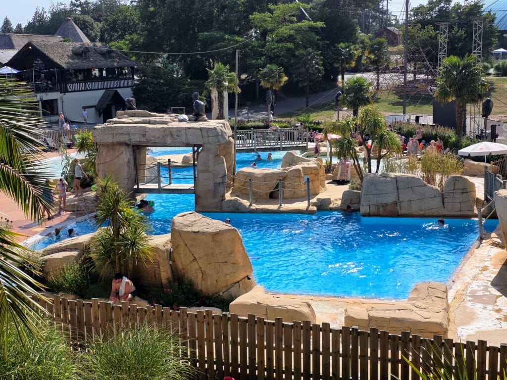 Eurocamp Holiday Review, Domaine des Ormes, Brittany, France, frugal mum photo of outdoor pool