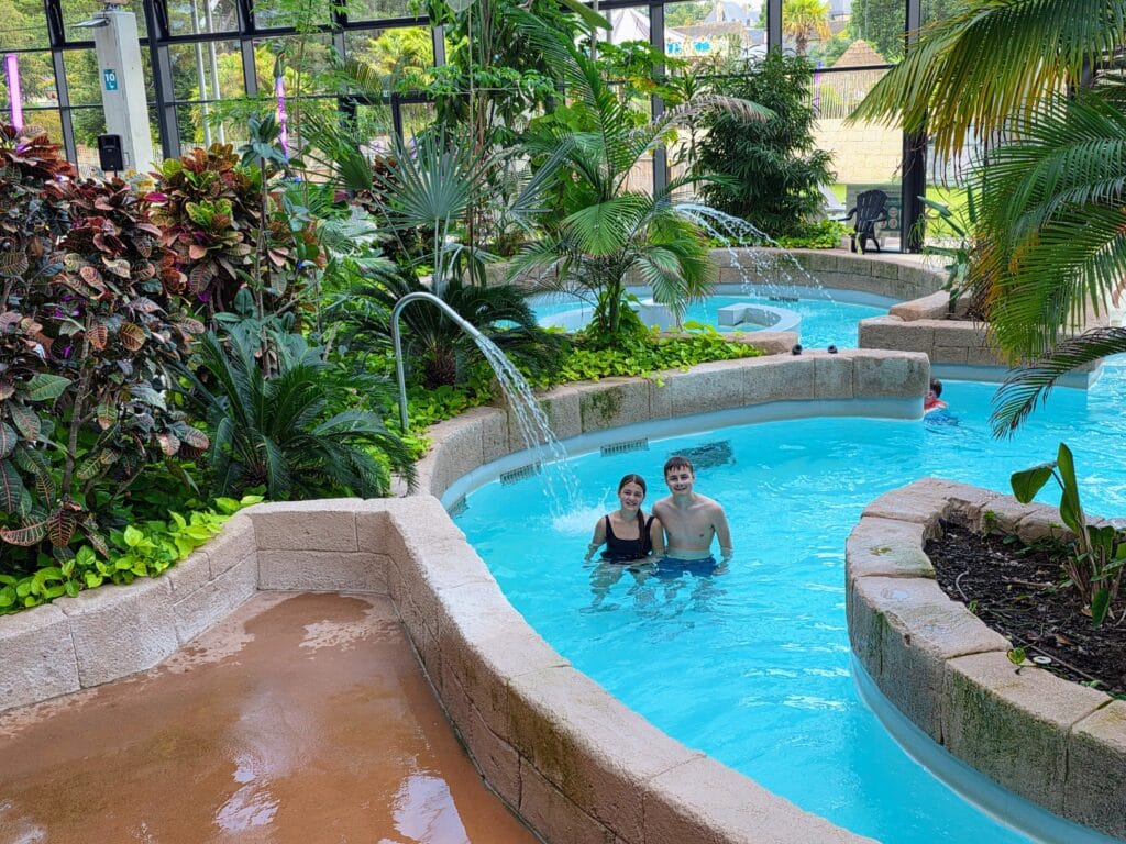 Eurocamp Holiday Review, Domaine des Ormes, Brittany, France, frugal mum photo of indoor pool