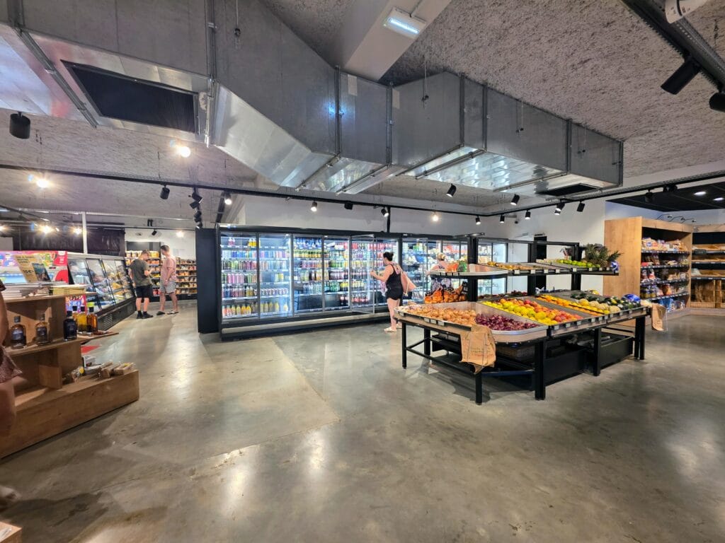 Eurocamp Holiday Review, Domaine des Ormes, Brittany, France, frugal mum photo of supermarket