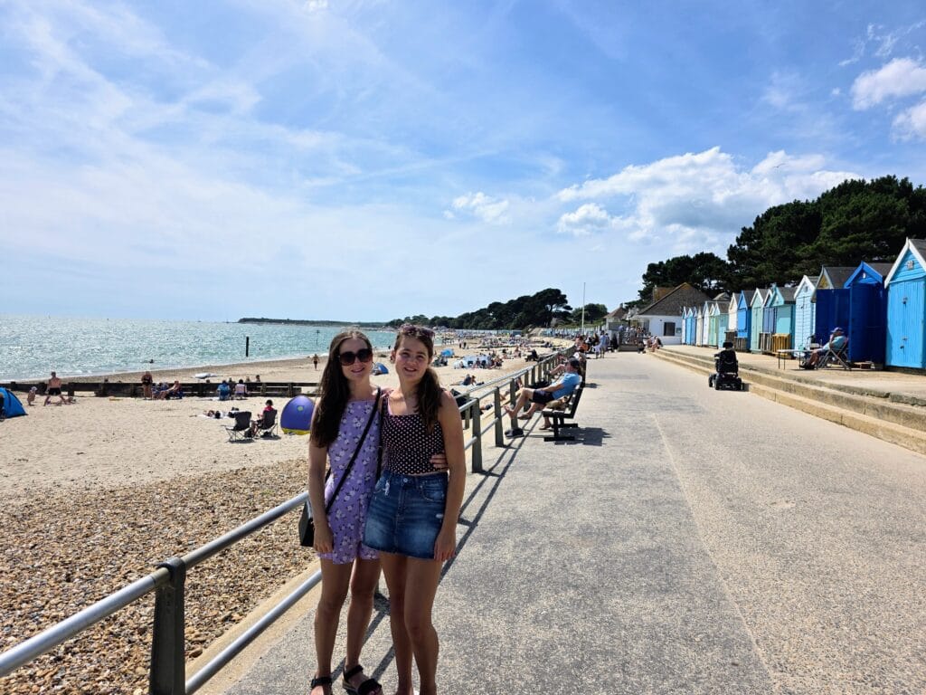 hoburne park review, dorset, frugal mum travel guide, photo of beach
