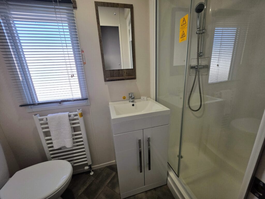 hoburne park review, dorset, frugal mum travel guide, photo of select caravan