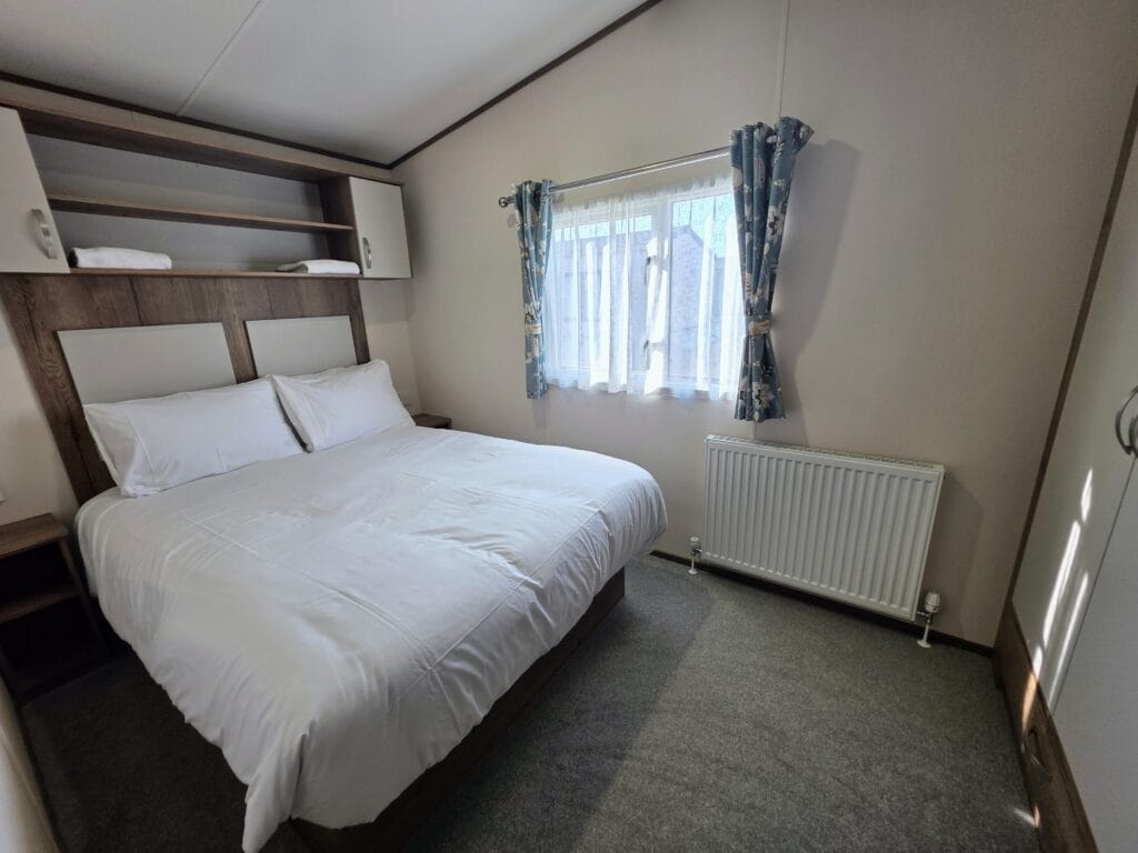 hoburne park review, dorset, frugal mum travel guide, photo of select caravan