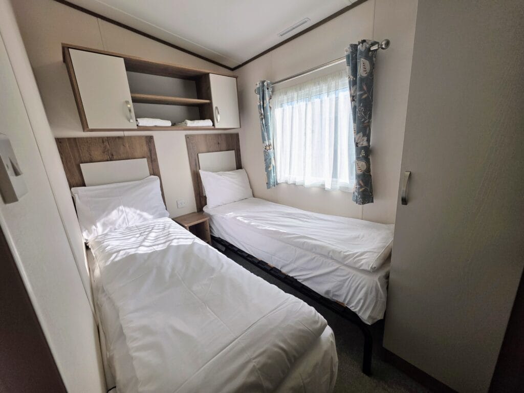 hoburne park review, dorset, frugal mum travel guide, photo of select caravan