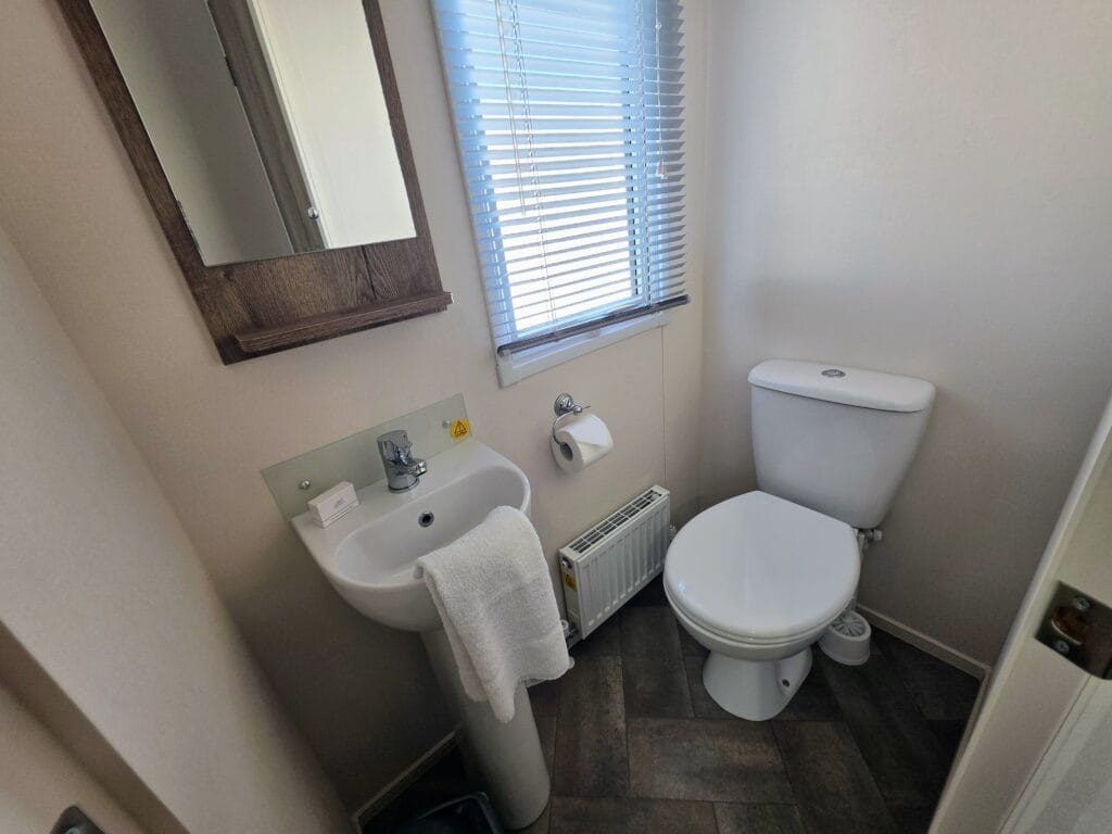 hoburne park review, dorset, frugal mum travel guide, photo of select caravan