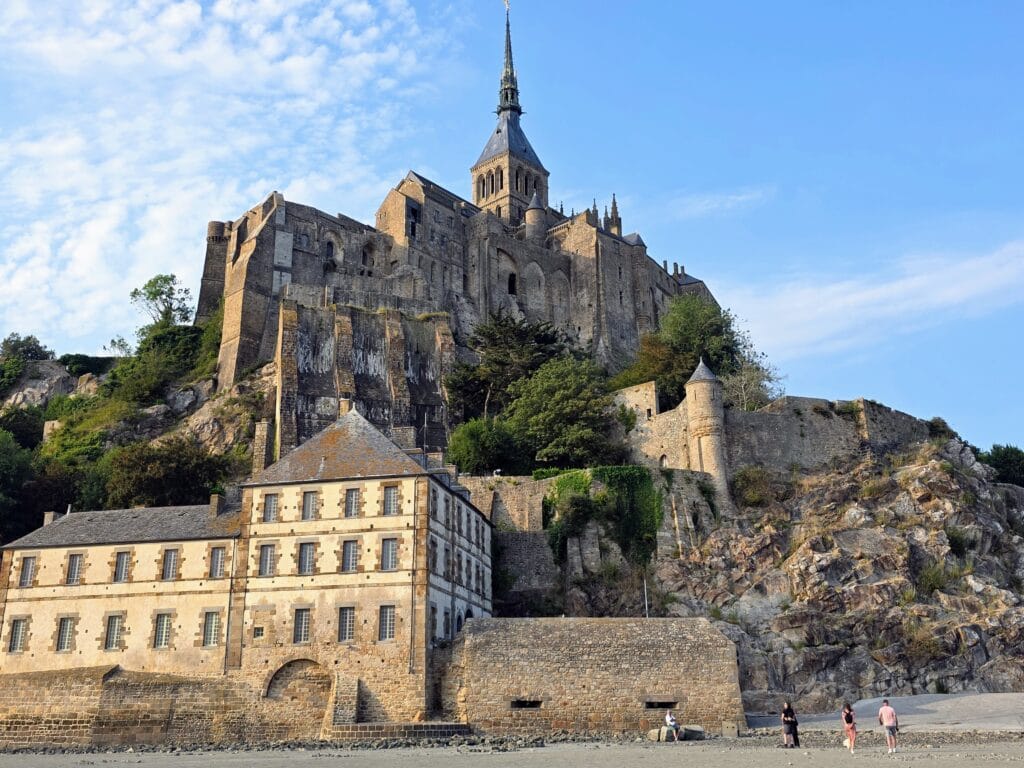 Visiting Mont Saint-Michel with Kids, Family Frugal Mum Guide, photo of island