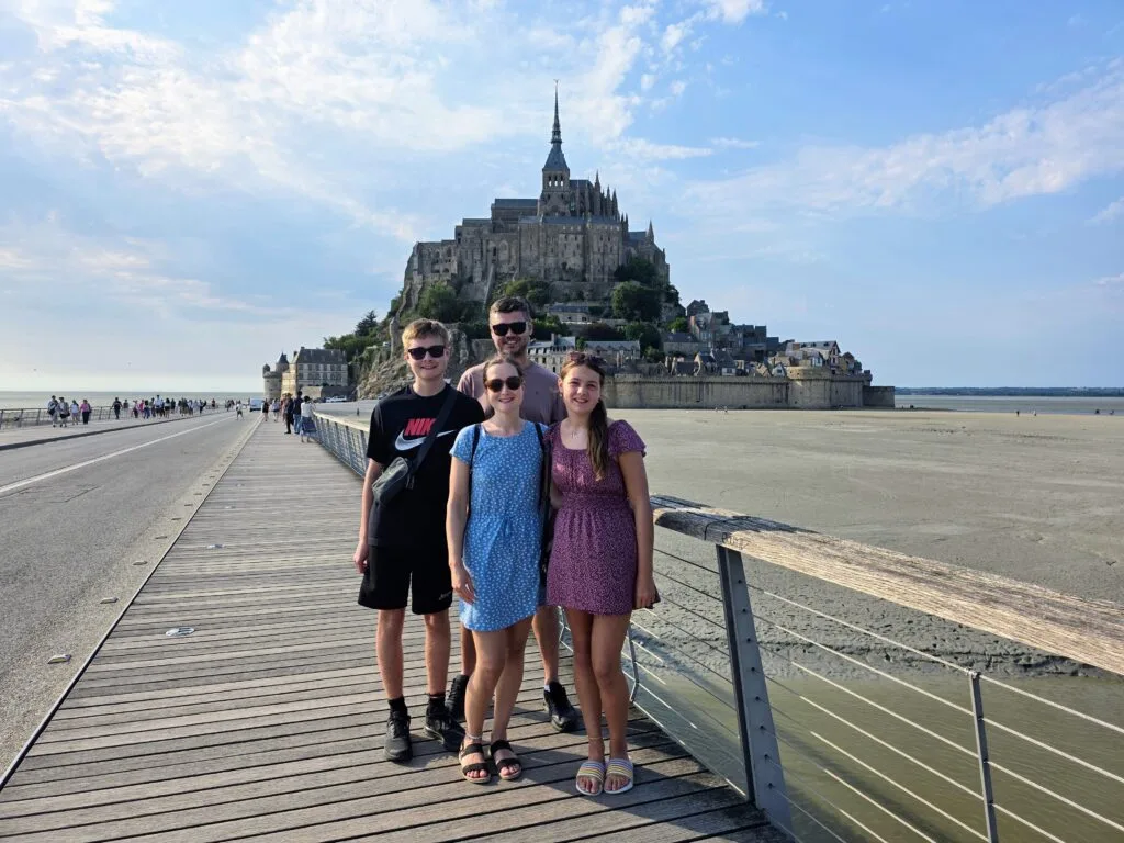 20 Best Things to Do in Brittany with Kids, frugal mum travel guide, photo of Mont Saint-Michel