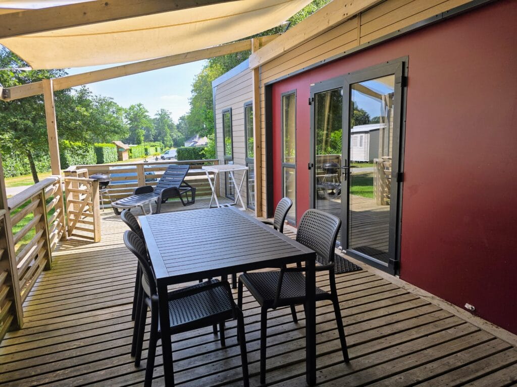 Eurocamp Holiday Review, Domaine des Ormes, Brittany, France, frugal mum photo of ultimate accommodation