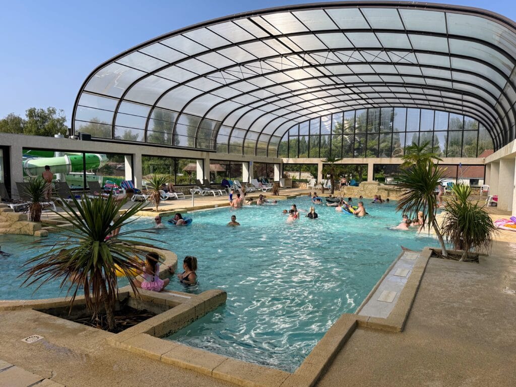 Eurocamp Holiday Review, La Croix du Vieux Pont, Paris, France, frugal mum photo of pool