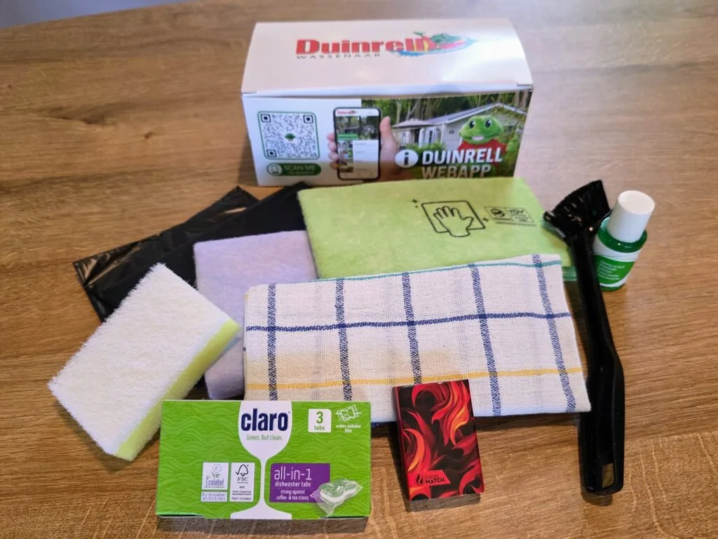 Duinrell Holiday and theme park, frugal mum review, the Netherlands, photo of welcome pack