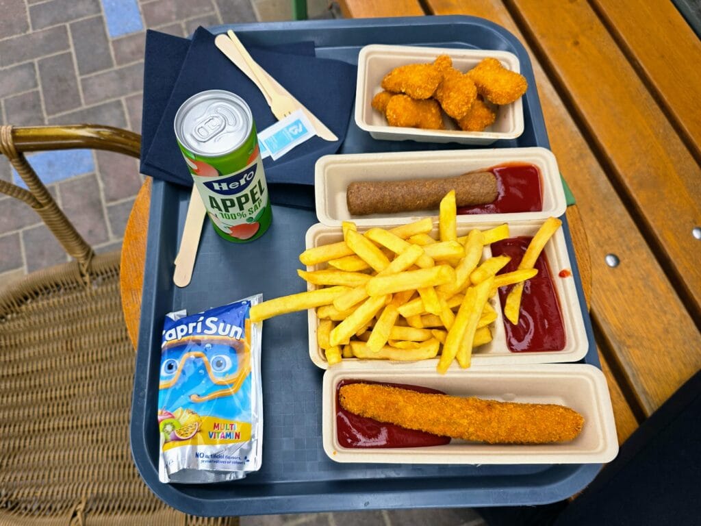 Eurocamp Holiday TerSpegelt, the Netherlands, frugal mum review, photo of fast food