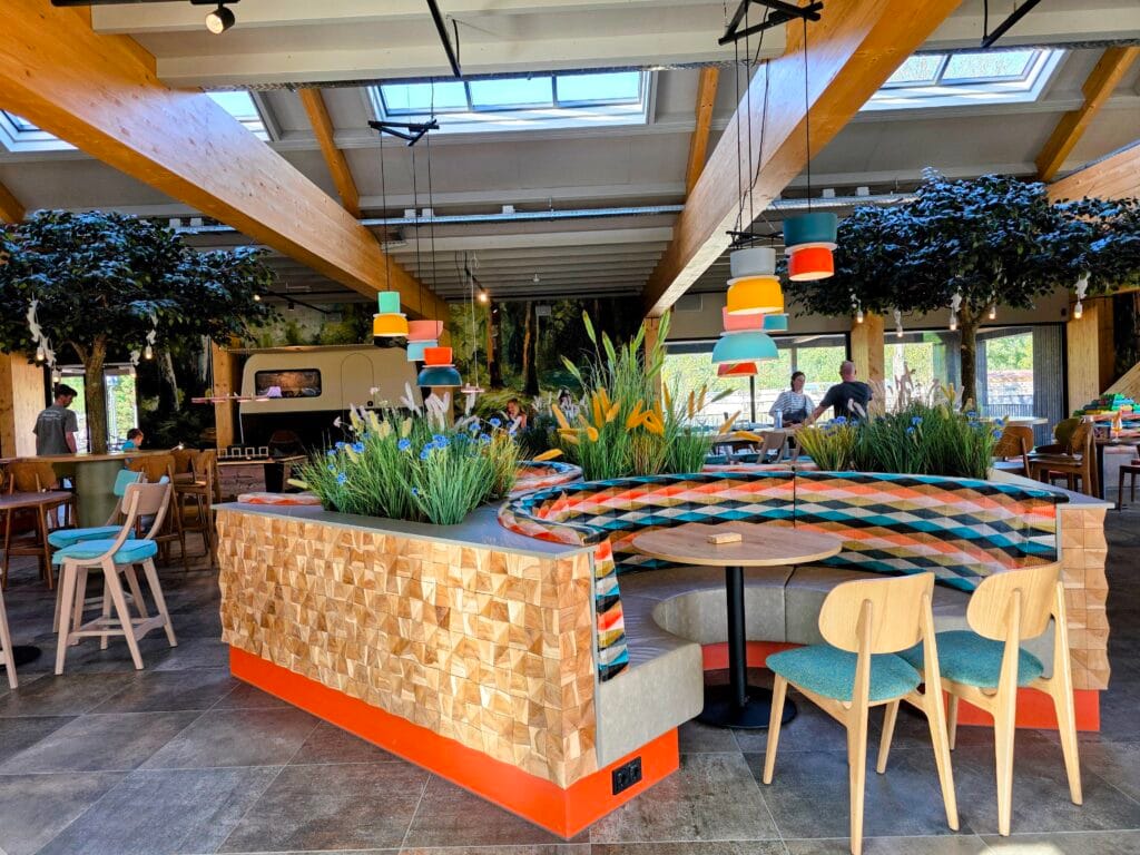 Eurocamp Holiday TerSpegelt, the Netherlands, frugal mum review, photo of restaurant