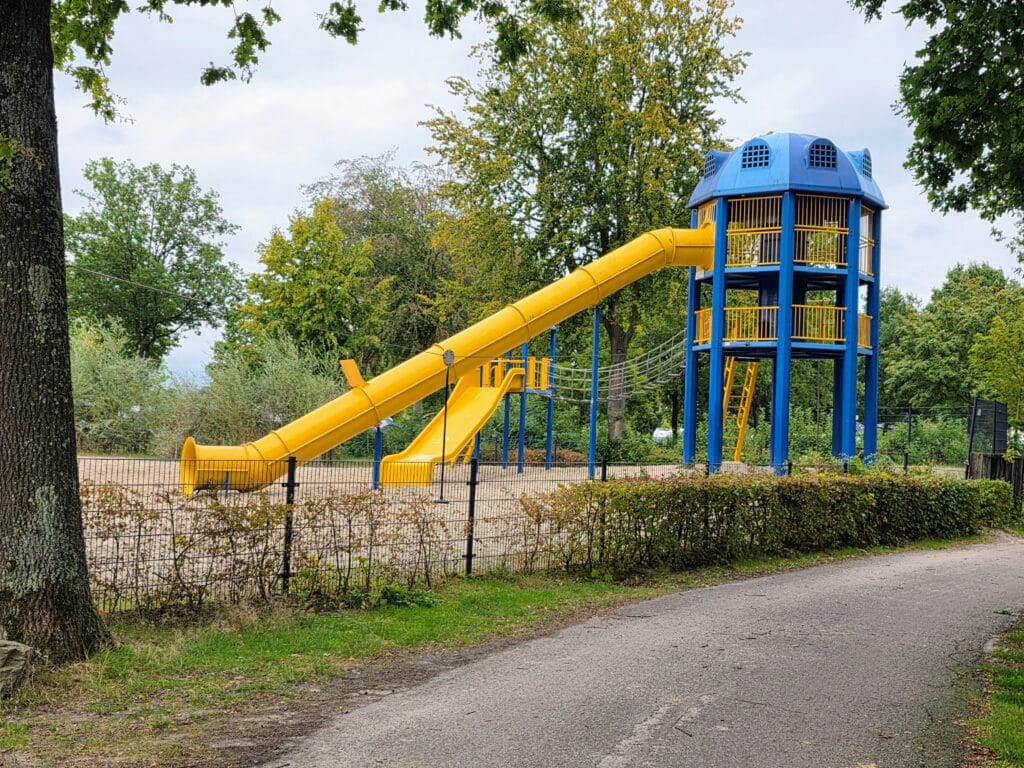 Eurocamp Holiday TerSpegelt, the Netherlands, frugal mum review, photo of playground