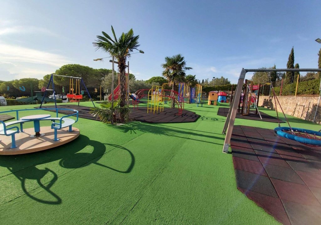 Camping Valle Gaia, Eurocamp Holiday, Tuscany, Italy, play park, frugal mum review photo