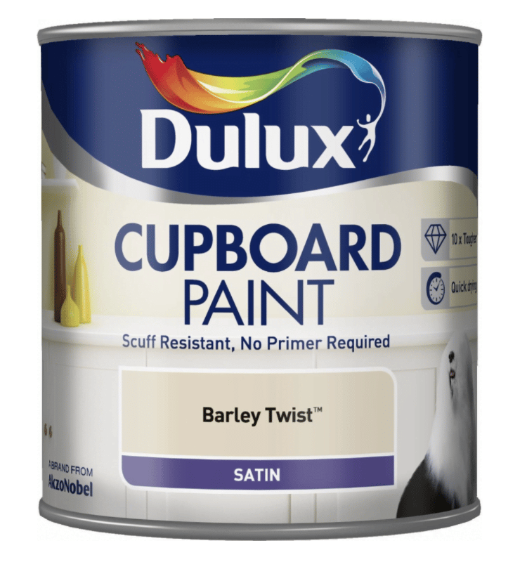 dulux cupboard paint tin