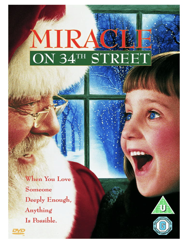 Christmas movies, amazon, frugal mum recommends, DVD image, Miracle on 34th Street