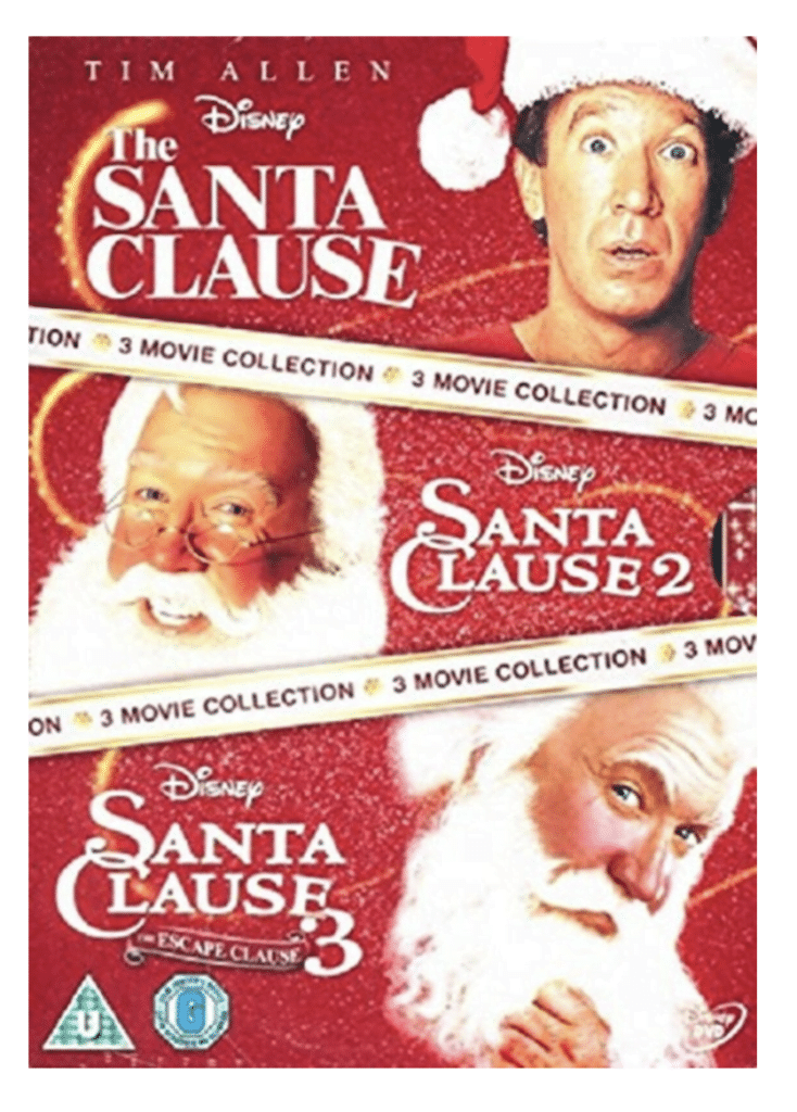 Christmas movies, amazon, frugal mum recommends, DVD image, The Santa Clause Boxset