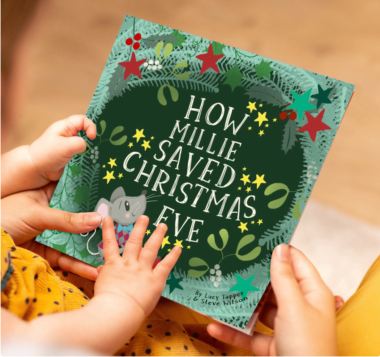 etsy, personalised christmas eve book