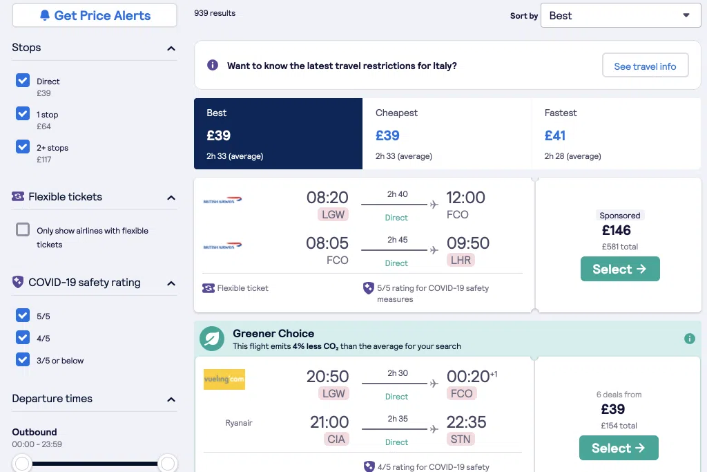 How does Skyscanner work, A how to guide for cheap flights, flight finder