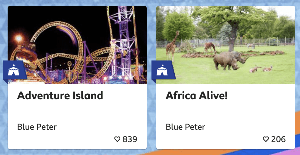 blue peter badge free days out Uk attractions, how to get blue peter badge