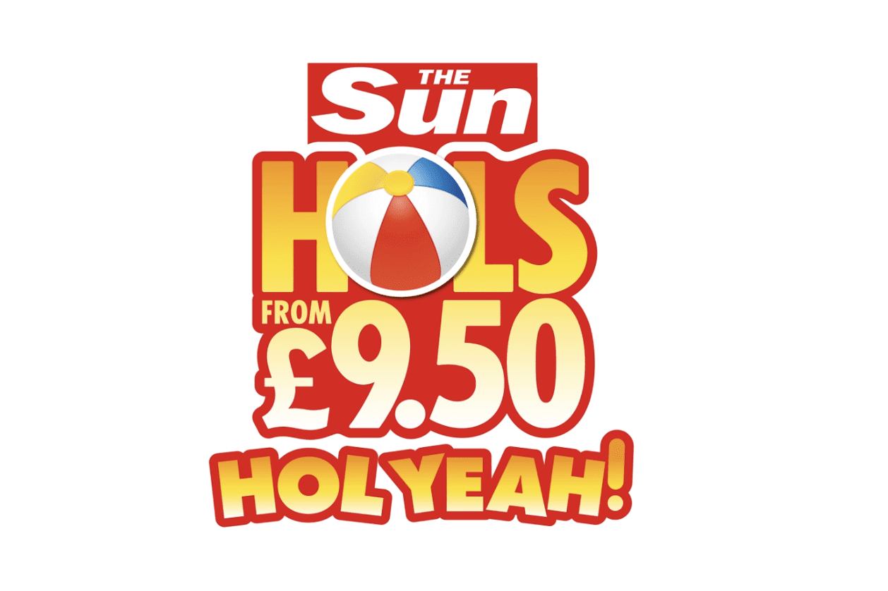 sun newspaper holiday advert