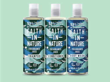 faith in nature zero waste products, shampoo, condition, soap frugal mum review