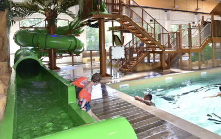 Lake Resort Beekse Bergen, Eurocamp holiday, the Netherlands, indoor swimming pool photo, frugal mum review