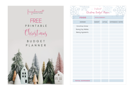 free, printable, download, christmas budget planner, family, frugal mum, tracker, fill in