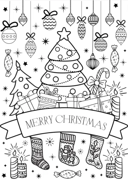 frugal mum, december box, free printable childrens colouring pages, christmas activity