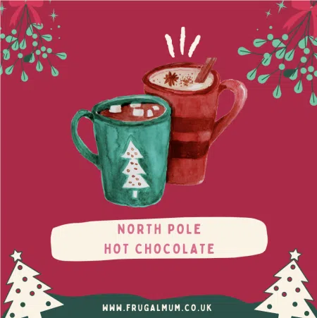 frugal mum, december box ideas, free printable hot chocolate label, homemade christmas present