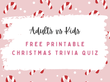 adults vs kids, free christmas trivia quiz, family, entertainment, frugal mum, printable, download