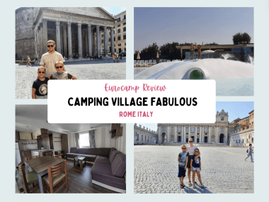 Camping Village Fabulous, Eurocamp holiday, swimming pool, flume, slides, Italy, Rome, frugal mum children, review photo