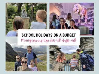 how to have fun on a budget in the school holidays, UK, cheap kids and family days out, summer, frugal mum tips