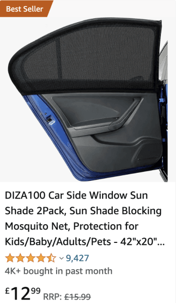 travelling with kids, road trip packing guide, car window shades