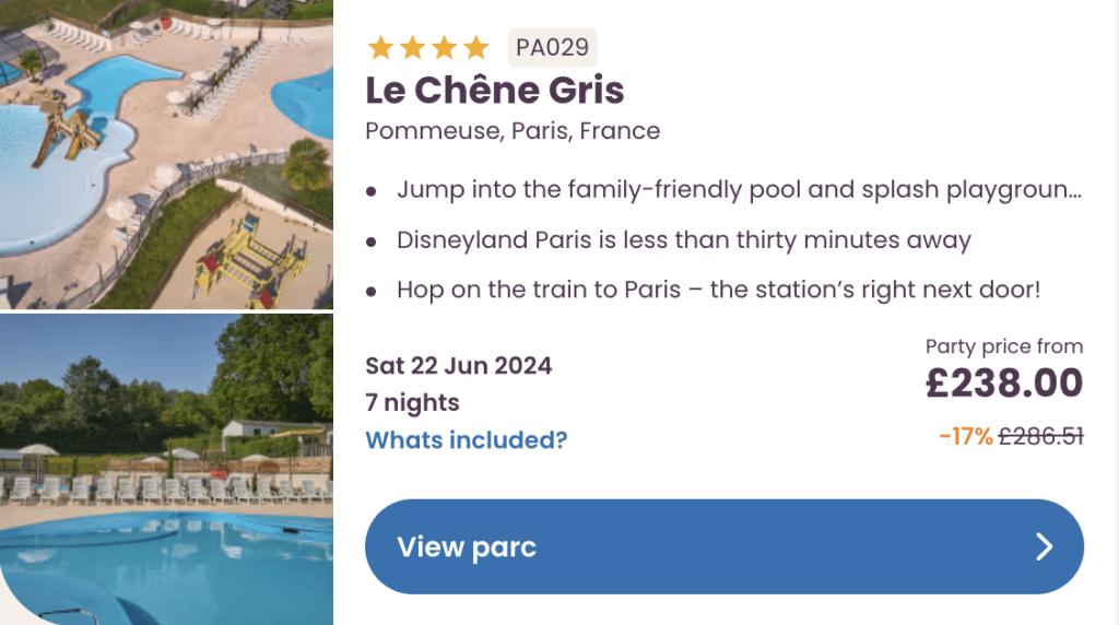 City break in Paris on a budget with kids, eurocamp budget family holiday, france deal one