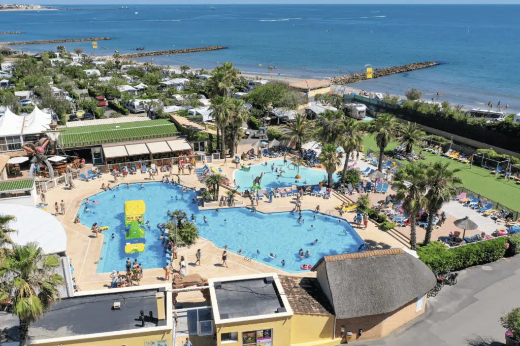 Which Eurocamp resorts in France are near airports, frugal mum family travel guide, photo of club farret, languedoc