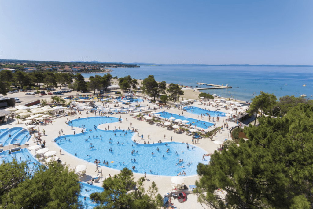 Eurocamp without a car, best car free holidays near an airport, frugal mum travel guide, photo of Zaton Holiday Resort, croatia