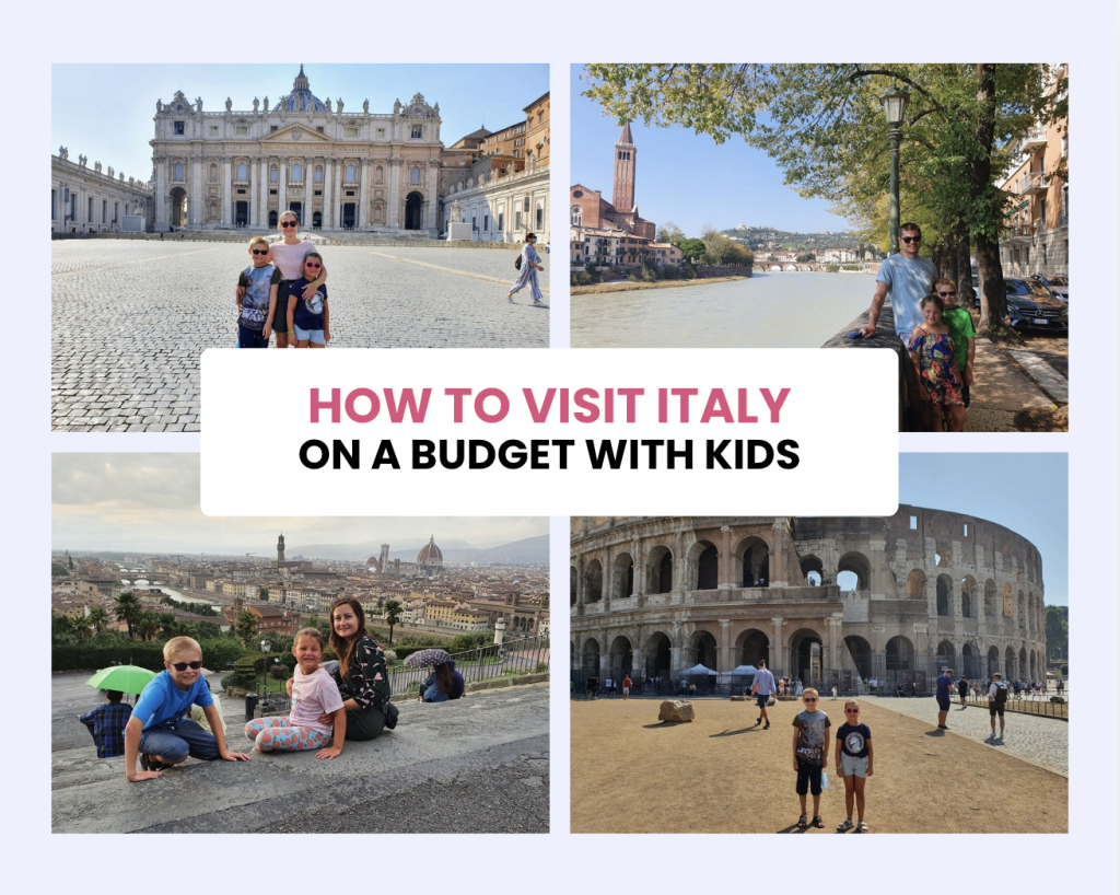 how to explore italy on a budget with kids, eurocamp road trip, family holiday, europe, frugal mum guide, what we spent, tips and itinerary