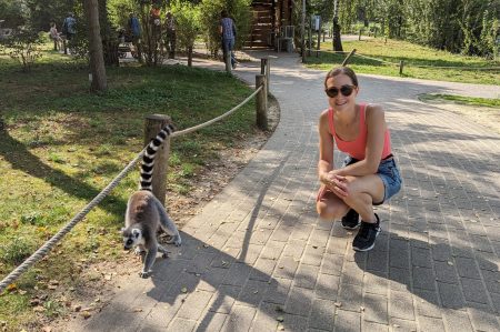 Eurocamp holiday, lake resort, frugal mum review photo, The Netherlands, Beekse Bergen Safari Zoo, walking safari, lemurs