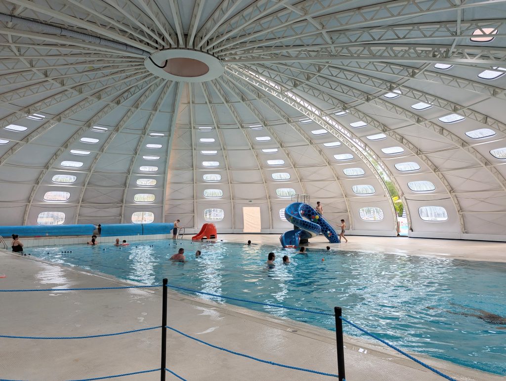 Eurocamp Holiday Review, Birkelt Village Campsite, Larochette, Luxembourg, frugal mum photo swimming pool