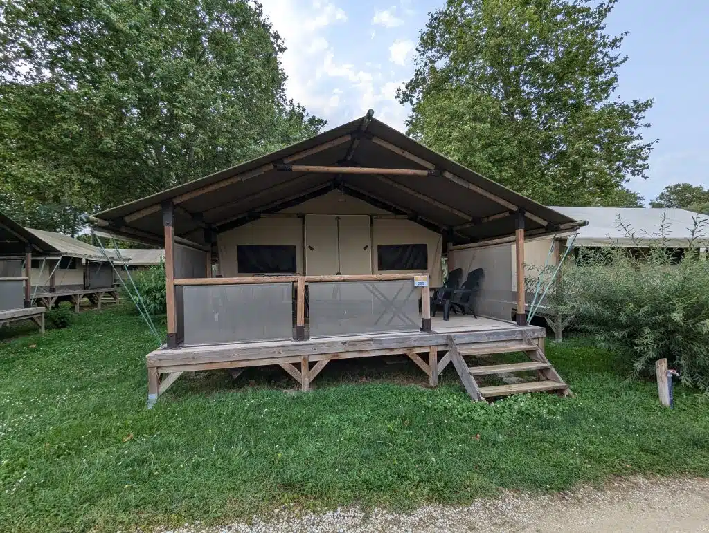 Best Eurocamp Accommodation Comparison, frugal mum Guide, photo of tent