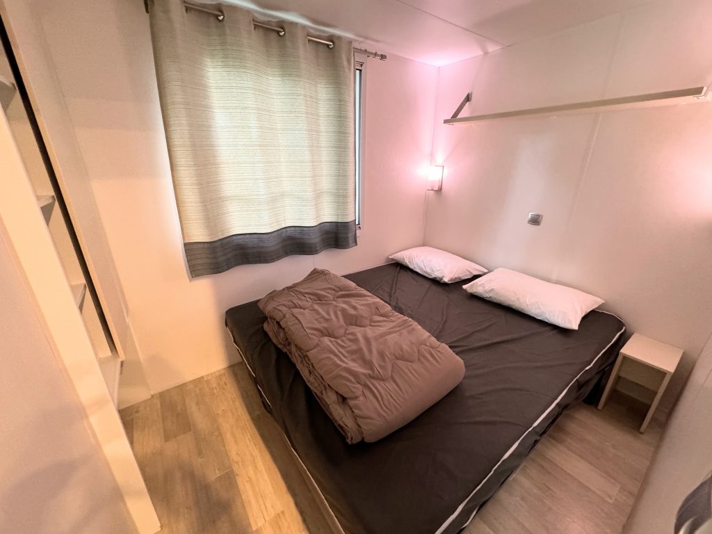 Eurocamp Holiday Review, Chateau de Galaure Campsite, France, frugal mum review, photo of comfort accommodation