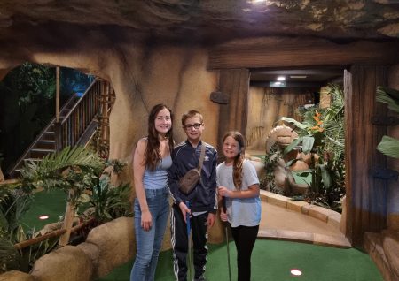 Kent, Kids, best indoor attractions, entertain family, rainy day, lost island adventure golf, margate, mini golf frugal mum photo, review