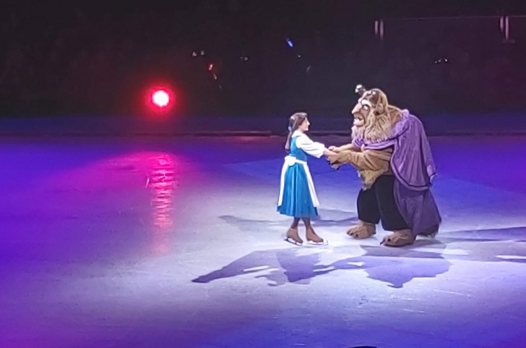 disney on ice, london, o2, beauty and beast, frugal mum review, north greenwich, photo