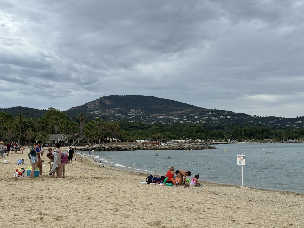 Domaine des Naiades, Port Grimaud, South of France, frugal mum photo grimaud beach