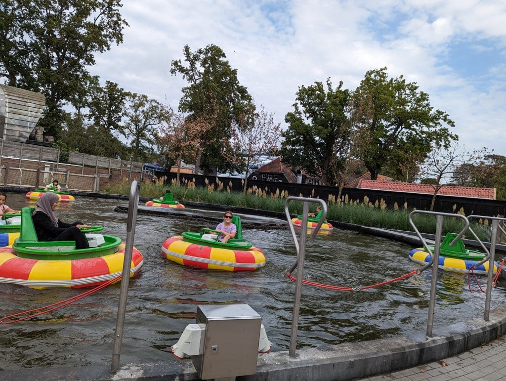 Eurocamp Holiday Review, Duinrell Theme Park Resort, the netherlands, frugal mum photo of bumper boats