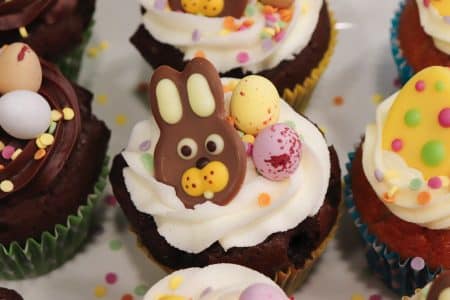 easter activities, 5 cheap and easy Easter baking recipes for kids, easter cupcake, mini eggs