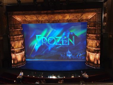 Theatre Royal Drury Lane, London, frozen the musical stage, frugal mum review, photo