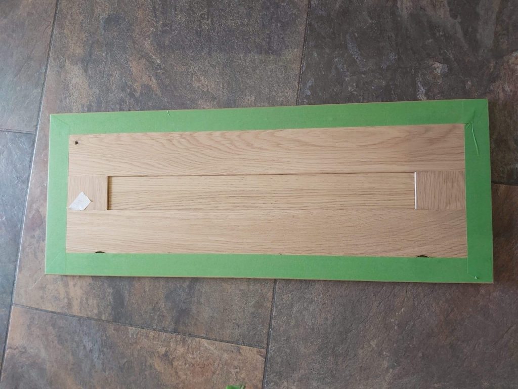 How to paint your kitchen cupboards, frugal mum step by step beginners guide, making tape