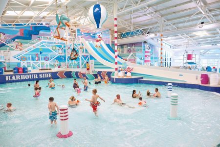 hafen y mor holiday park, north wales, haven, swimming pool, frugal mum, cheap travel, home education guide, photo